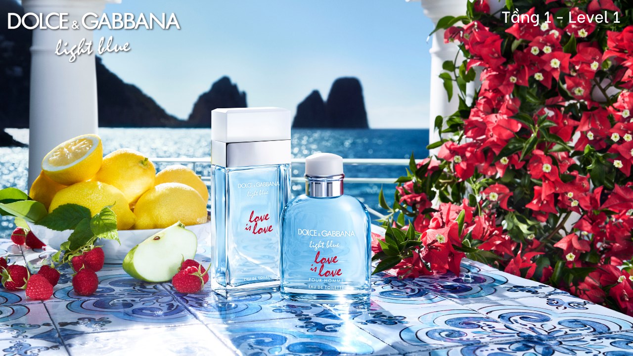 Nước hoa Dolce&Gabbana light blue love is love Pour Homme 