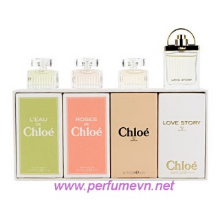 Gift set nước hoa Chloe 4 chai mini