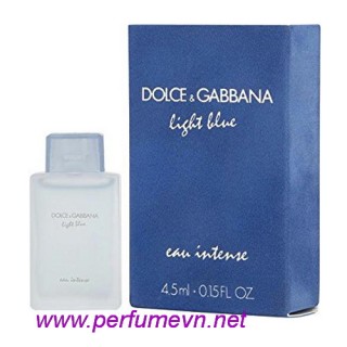 Nước hoa Dolce&Gabbana Light Blue Eau Intense mini 4.5ml