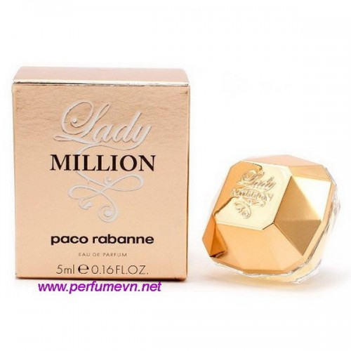 Nước hoa Lady Million Paco Rabanne mini EDP 5ml