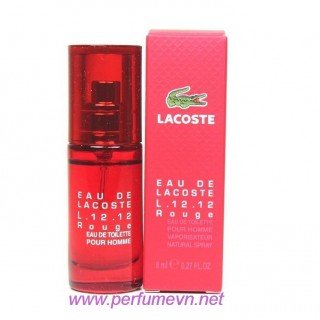 Nước hoa Lacoste Eau de lacoste L.12.12 Rouge mini 8ml