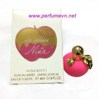 Nước hoa Les delices de Nina EDT mini 4ml